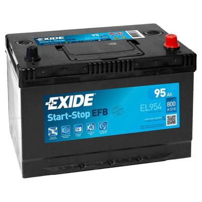 Exide Start-Stop EFB EL954 akkumulátor, 12V 95Ah 800A J+, japán